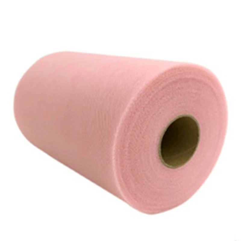 light pink Рулон тюля, ткань 15 см, 100 ярдов, сделай сам, белая органза, рулон тюля, катушка для платья-пачки, свадебное украшение, принадлежности для дня рождения - Цвет: light pink