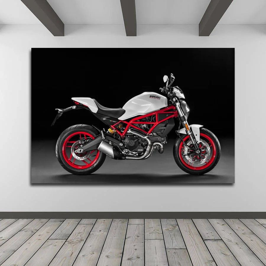 Сделай сам в рамке Картины Superbike Ducati Monster 797 Мотоцикл Спортивные настенный