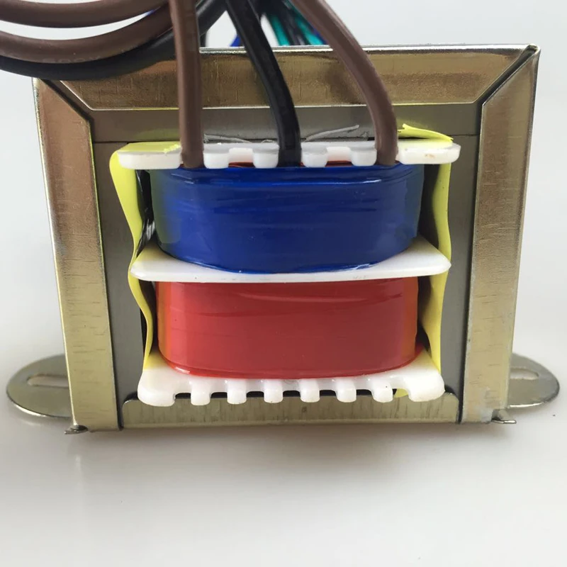 EI66, 40 Вт, 50/60Hz ei силовой трансформатор 40 Вт Вход AC220V Выход двойной 20 V 12 V 3,5 V две линии