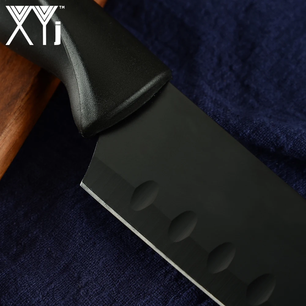 XYj нож из нержавеющей стали кухонные ножи для очистки овощей утилита Santoku
