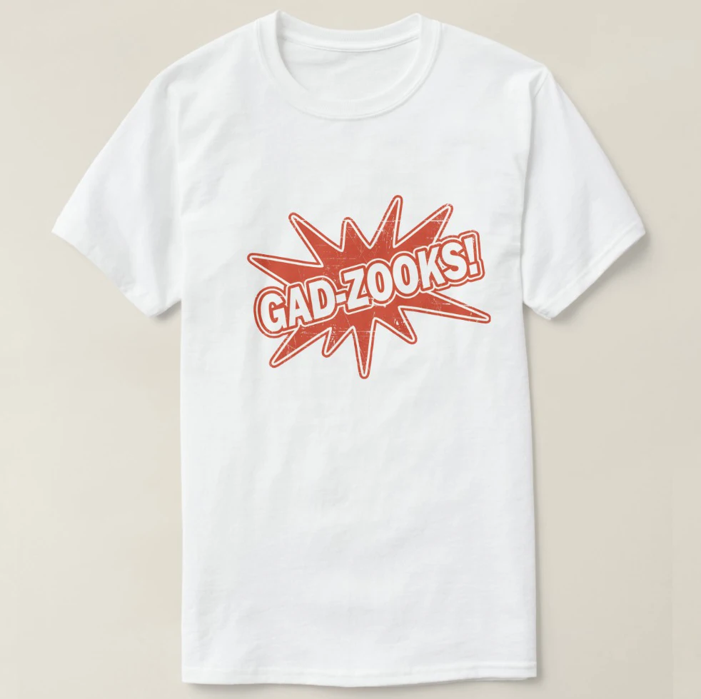 Печатные Для мужчин футболка хлопок короткий рукав Gadzooks меланж женщин | Мужская