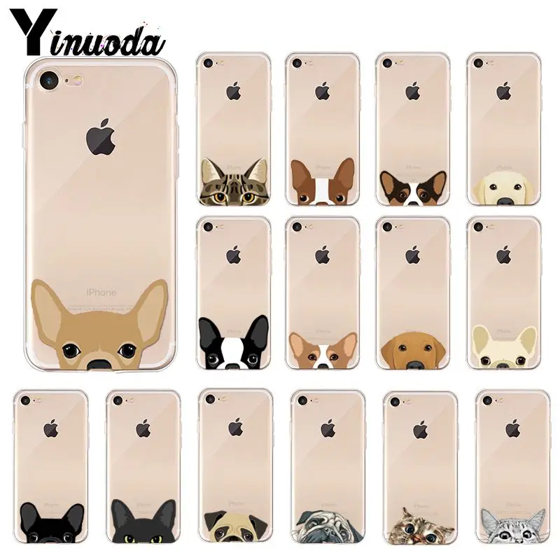 Yinuoda милый и забавный чехол для iPhone 6S 6plus 7 7plus 8 8Plus X Xs MAX 5 5S XR|Чехлы-накладки| |