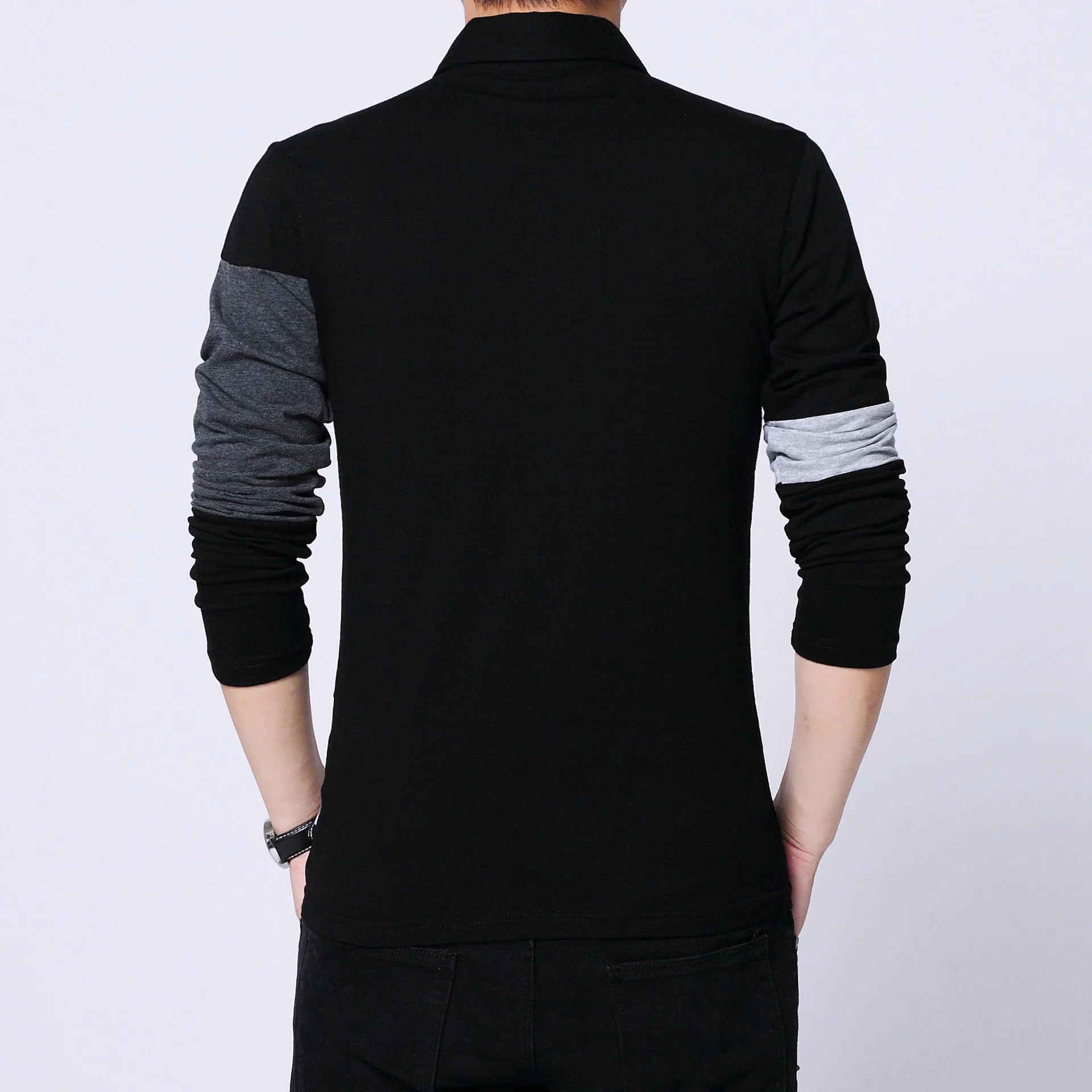 Striped Design New Men s Brand Polo Shirt Long Sleeves Fashion Spring Autumn Clothes Plus Asian Size M-3XL 4XL 5XL