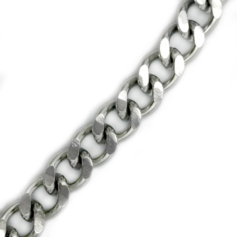 Stainless Steel Grinding Surface Cuban Chain Men/Women Jewelry Silver Color PadLock Pendant Necklace Fashion Accessories Gifts