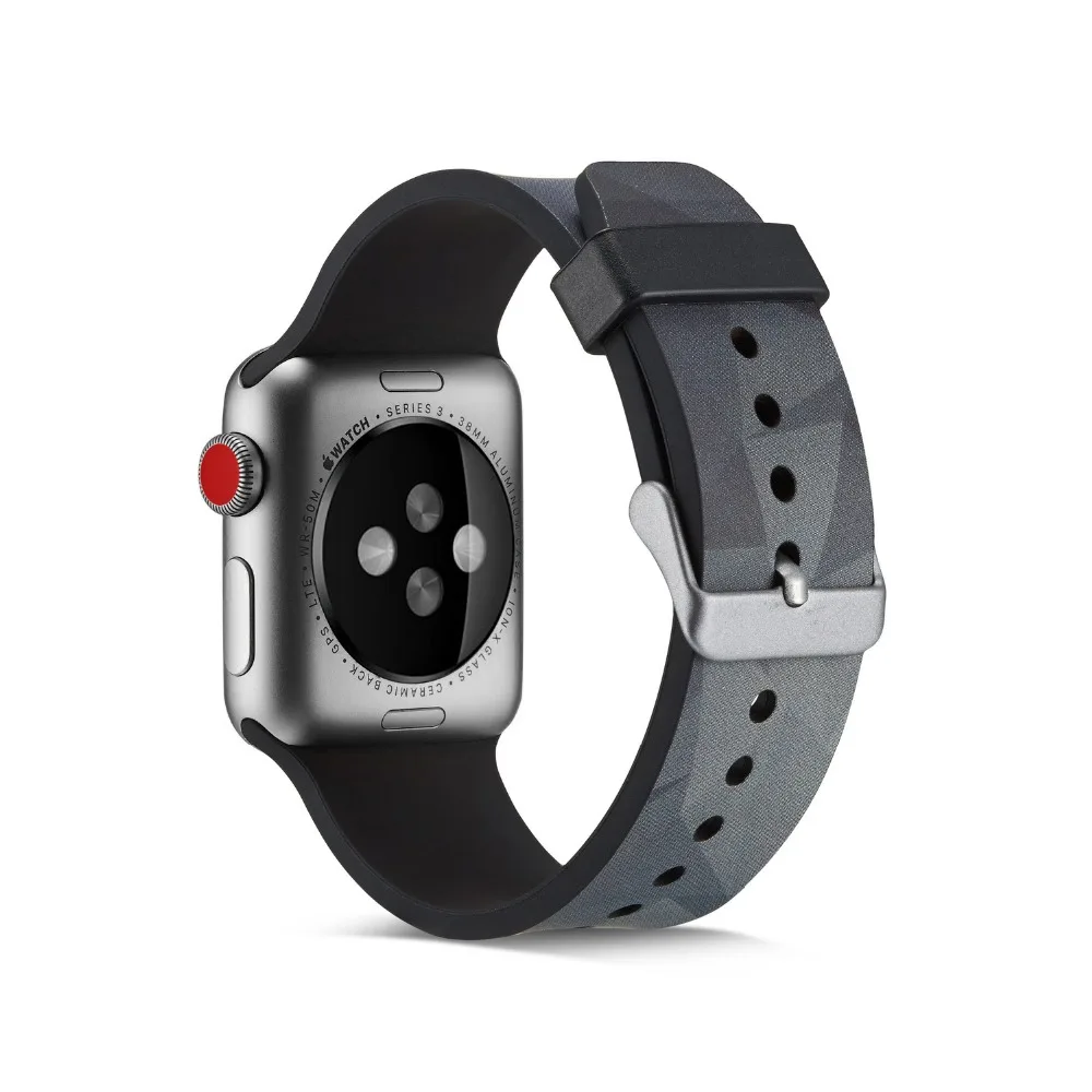Ремешок для apple watch Группа apple watch 4 3 группа 42 мм 38 мм 44 мм/40 mmiwatch ремешок для часов браслет с принтом аксессуары для часов