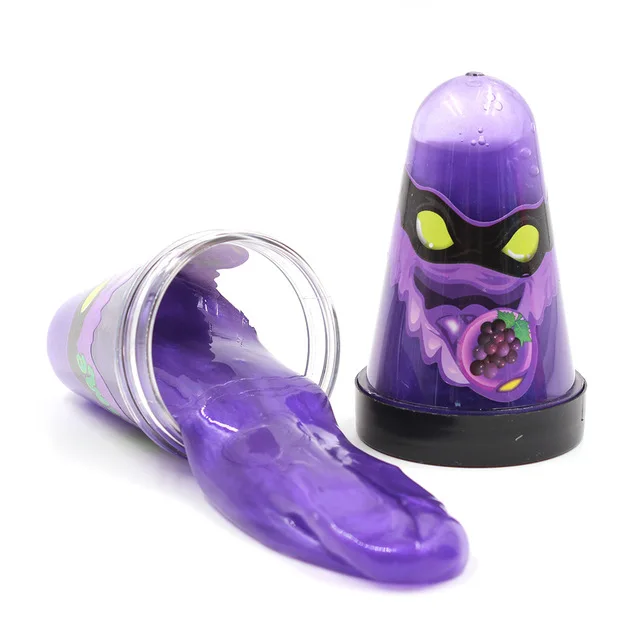 Purple Новинка, ниндзя, кристалл, слизи, пушистый, поставки, облако, Лизун, блеск, сделай сам, удар, пузырь, грязь на руках, прозрачный Шарм, глина, антистресс, игрушки - Цвет: Purple