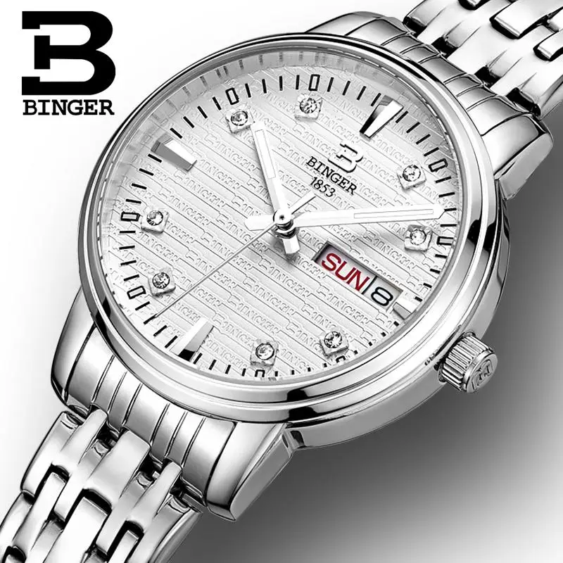 Часы женские кварцевые ультратонкие из нержавеющей стали B3036G|wristwatch stainless