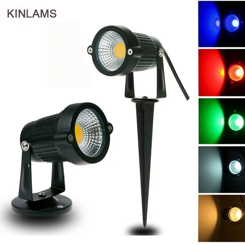 Садовая Светодиодная лампа 5 Вт Уличный ландшафтный светильник ing Decor IP65 12 в 110 В 220