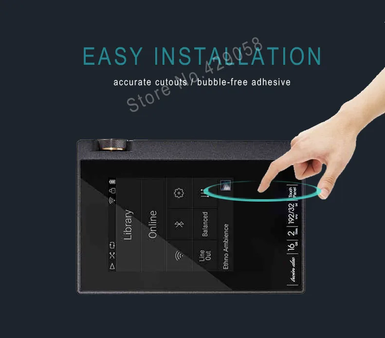 Защитная пленка для экрана из закаленного стекла ONKYO DP S1 / Pioneer XDP 30R|Защитные