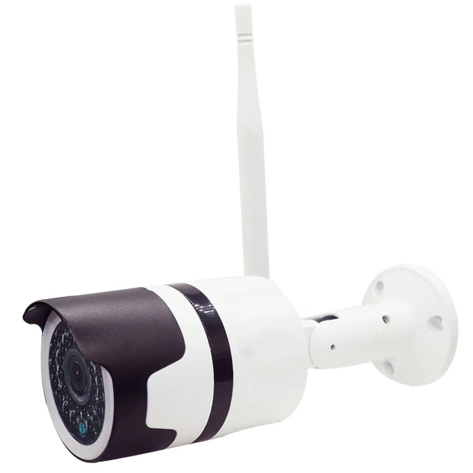 Беспроводная уличная камера видеонаблюдения HD 1080P Wi Fi с микрофоном IP66 поддержка SD