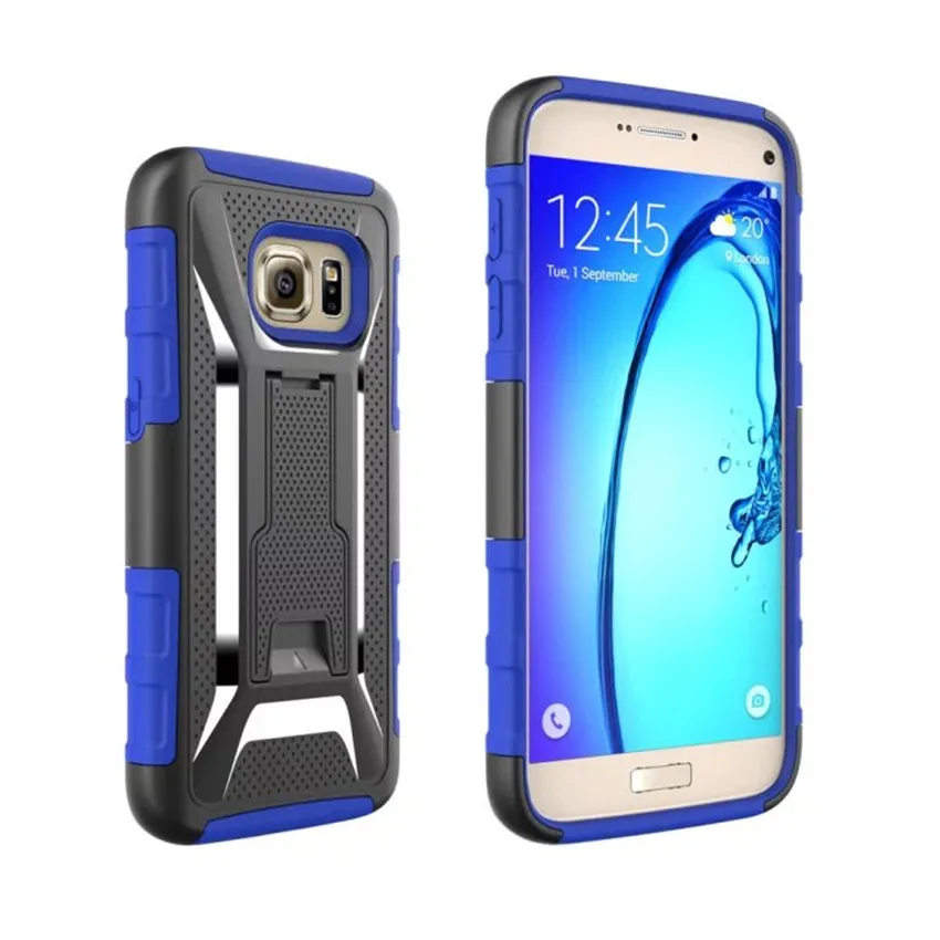 Военные Броня Kickstand чехол для Samsung Galaxy S7 гибридный телефон |