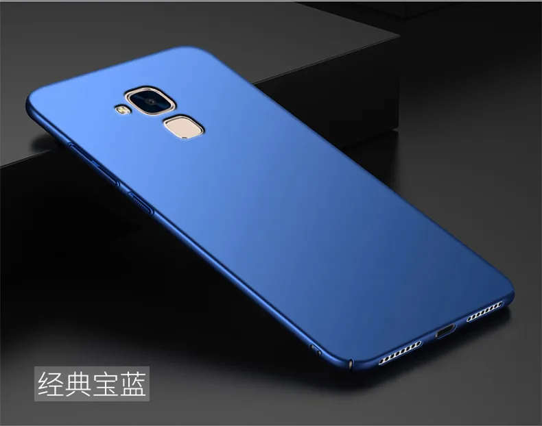 Роскошный 360 Твердый Чехол для huawei Honor 5C Honor 7 Lite, полный чехол для телефона huawei GT3 GT 3 Nmo-L23, Nmo-L31, Fundas Capa - Цвет: Синий