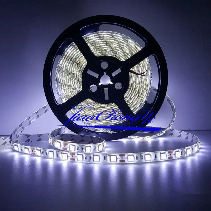 Cool white 5050 гибкий светодиодный светильник RGB белый светодиодный светильник лента красный зеленый синий белый теплый белый DC5V 12 в 24 В 5 метров/рулон - Испускаемый цвет: Cool white