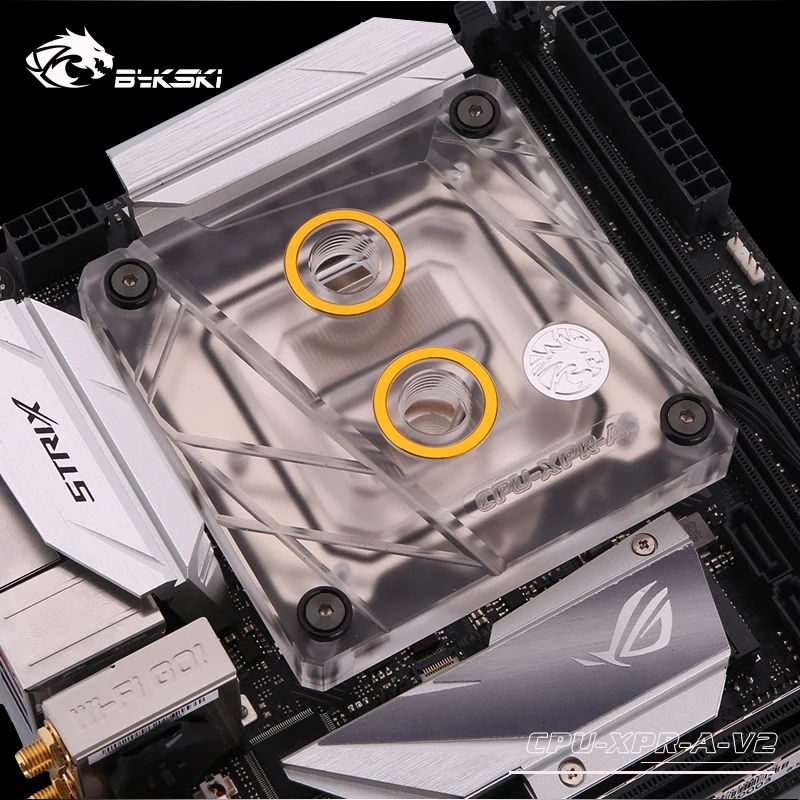 Bykski cpu-XPR-A-V2 cpu блок водяного охлаждения для Intel 115x2011 2066