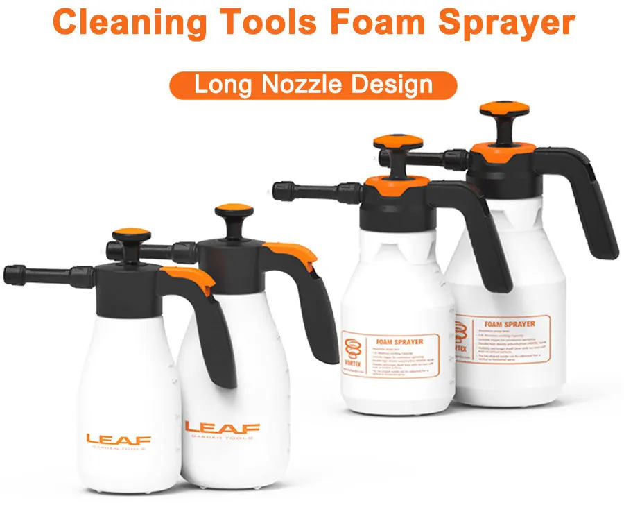 2L Foam Sprayer Pressure Pump Car Wash Watering Can Foam Nozzle For Home Window Cleaning Tools