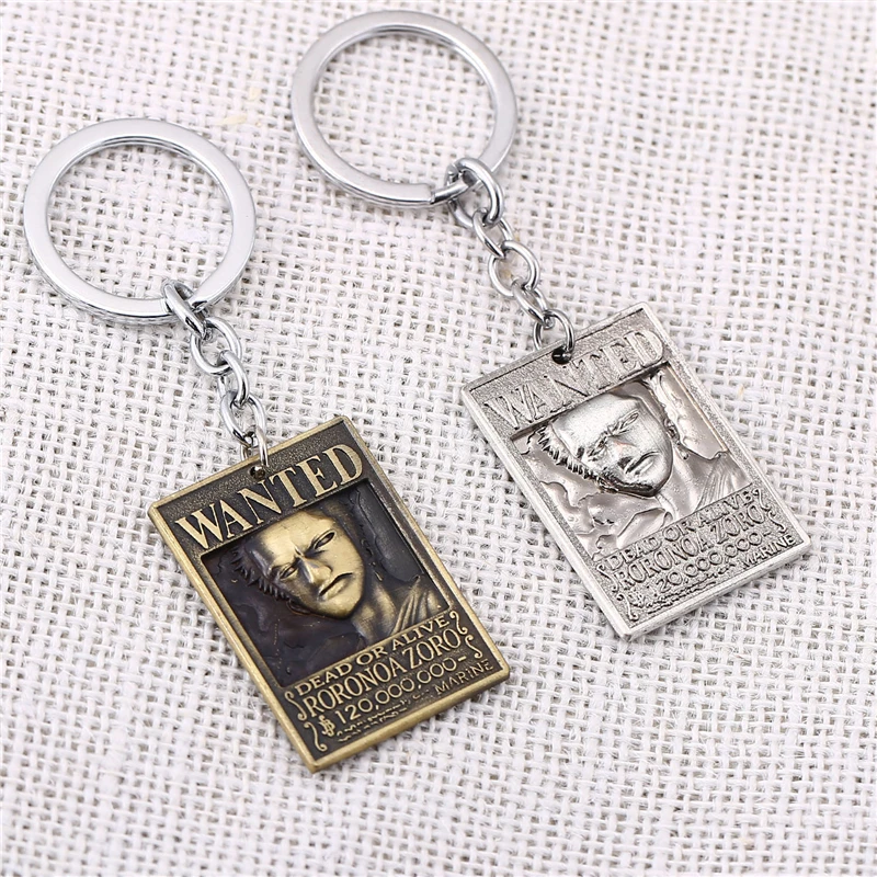 Цепочка для ключей мужчин и женщин металлический квадратный брелок с аниме