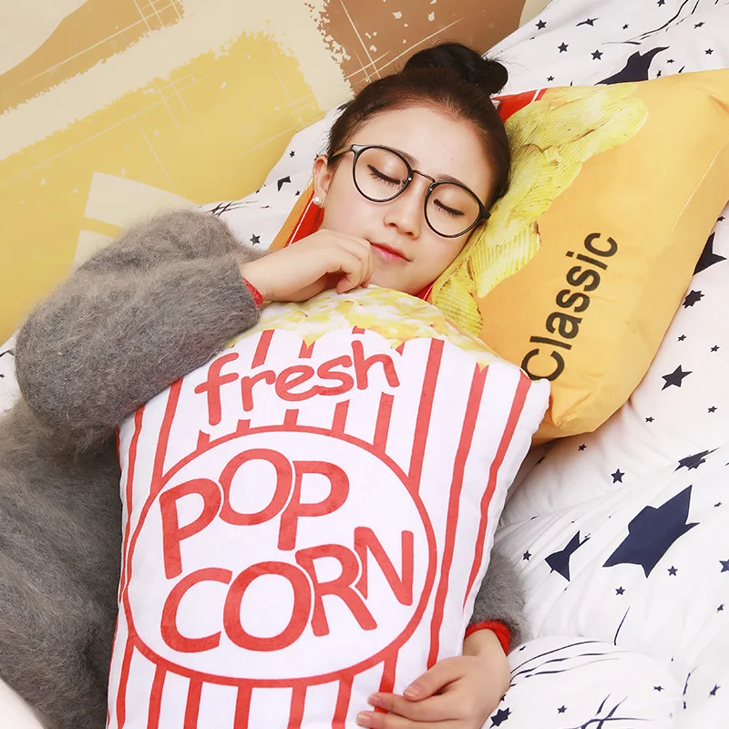 Pop Кукуруза Кола Чипсы Картофель фри закуска плюшевая мягкая игрушка кукла