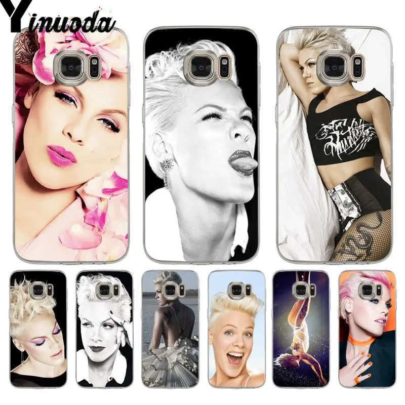 Yinuoda розовый P! nk Alecia Beth Moore Singer мягкий tpu чехол для телефона samsung galaxy S9 S7 S6 edge plus S5 S8