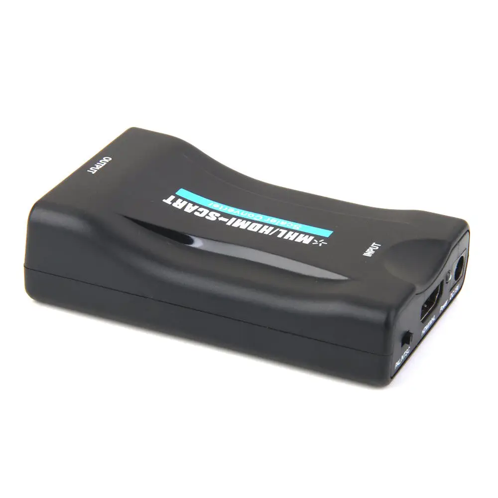SCLS Новый HDMI к SCART композитный видео конвертер стерео аудио адаптер + USB кабель |