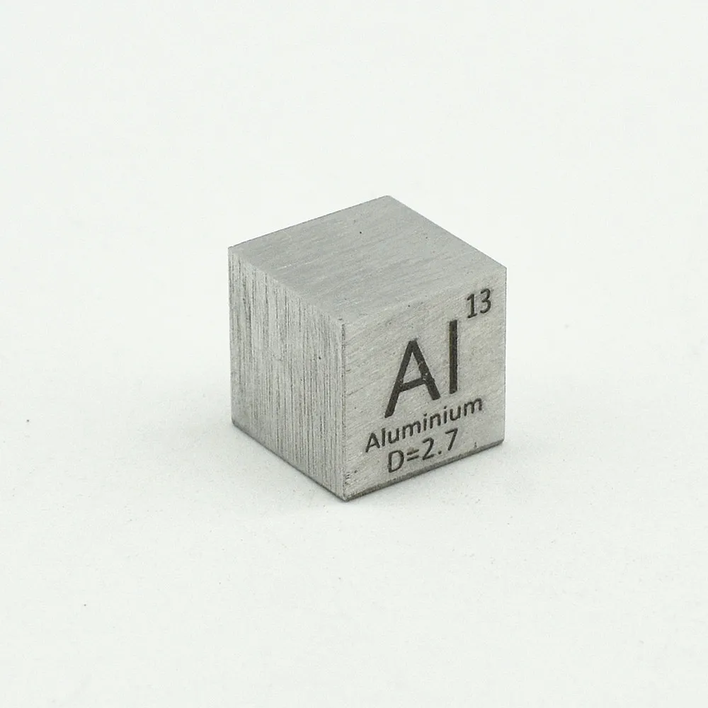 10MM CUBE ALUMINUM Чистый элемент плотность кубик 10 мм Металл для сбора свинец C Al Ni Ti Mo Cu Fe Sn Cr Bi Co Nb ручной работы сделай сам периодически Таблица элемент - Цвет: 10MM CUBE ALUMINUM