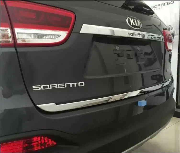 Задний багажник из АБС пластика брикет для KIA Sorento 2015 2016 2017 2018 брикет|Хромирование|