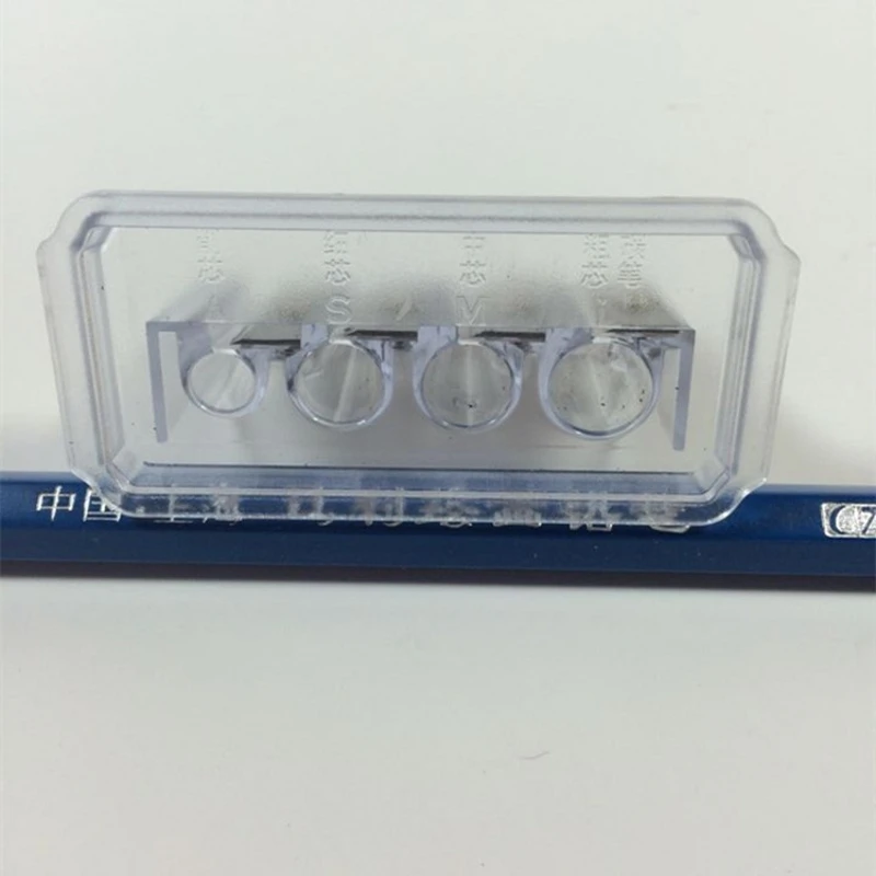 Многофункциональная точилка для карандашей с 4 отверстиями длинным свинцовым