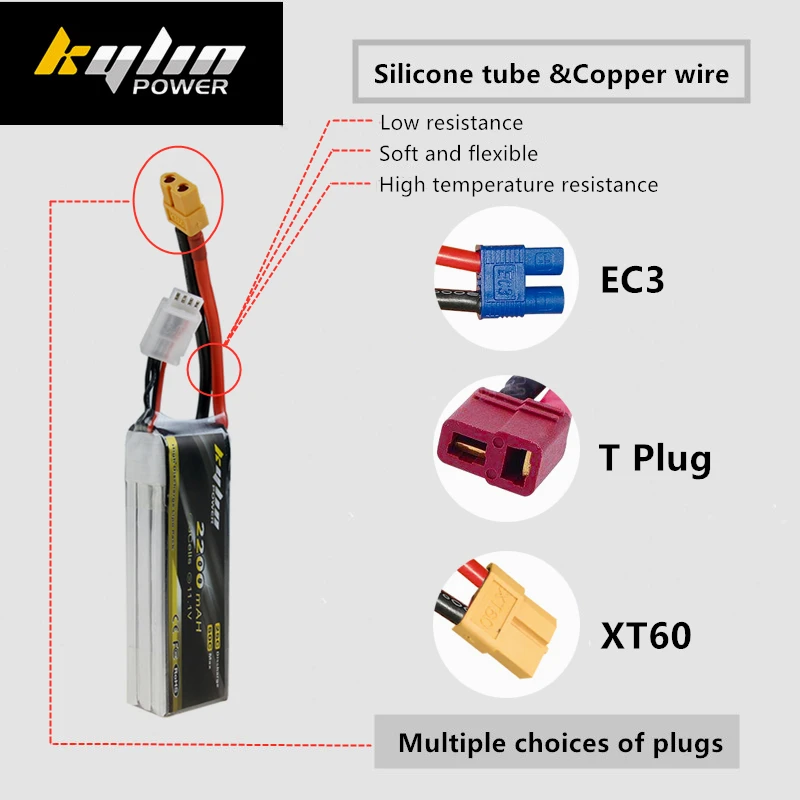 Lipo батарея 3S 11 1 V 2200mAH 25C/50C Максимальная большая емкость RC дроны самолет высокая
