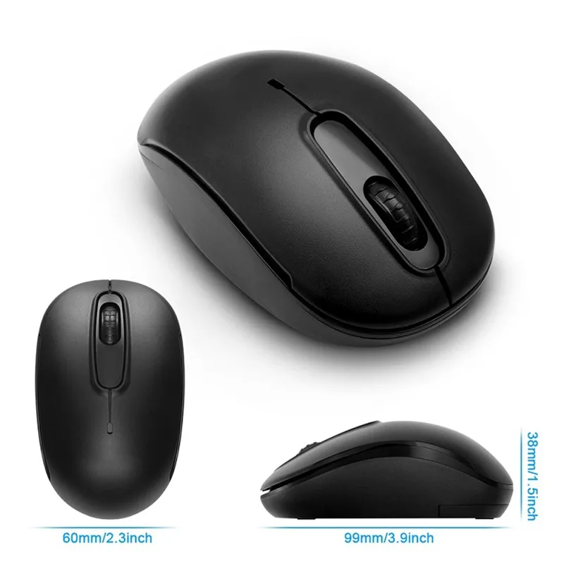 Беспроводная Bluetooth мышь 1600 dpi оптическая эргономичная игровая 6 кнопок BT