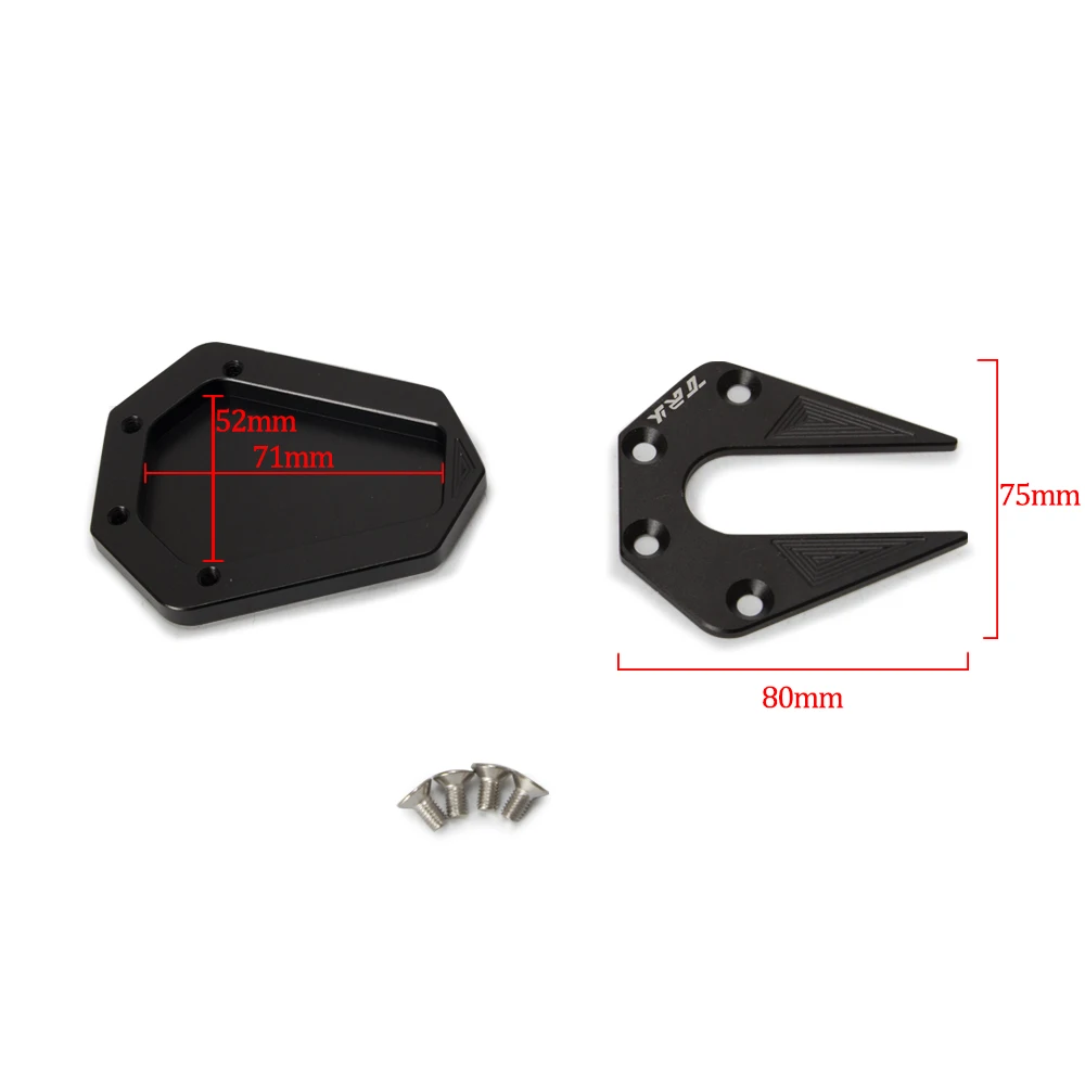 Алюминиевая ножная подставка для мотоцикла с ЧПУ удлиняющая опорная пластина