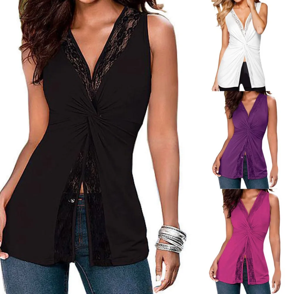 Новая мода офисная одежда топы блузки Женский Повседневный жилет однотонный v