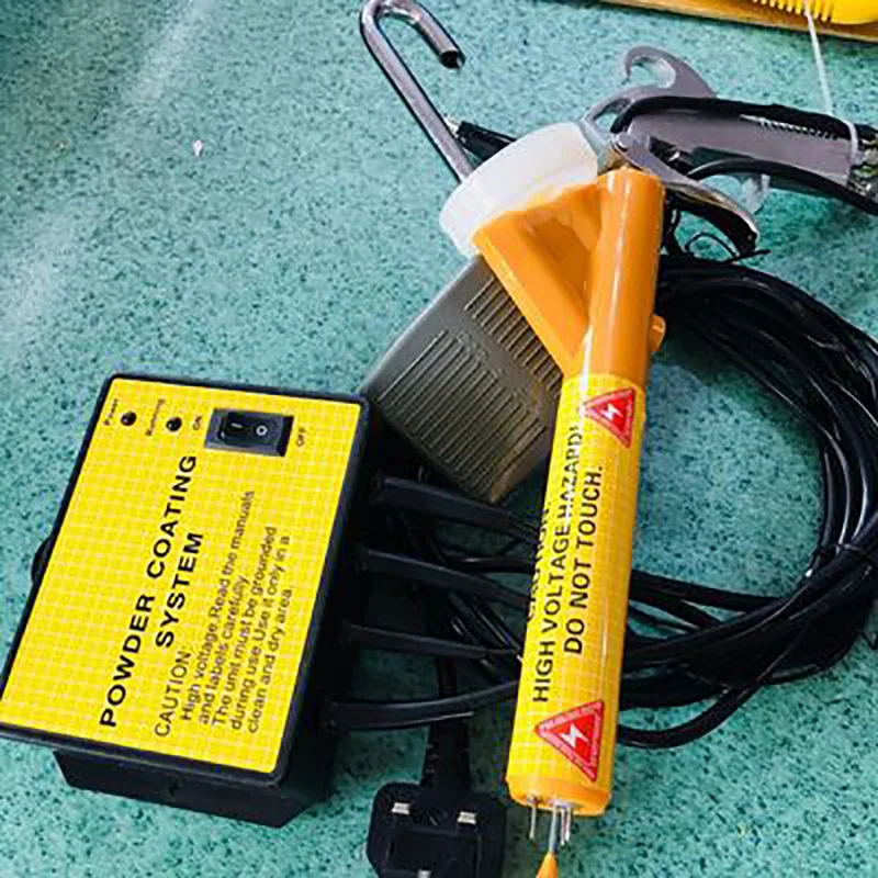 110V/220V металлической заготовки спрей машина мини порошковое покрытие Системы PC02