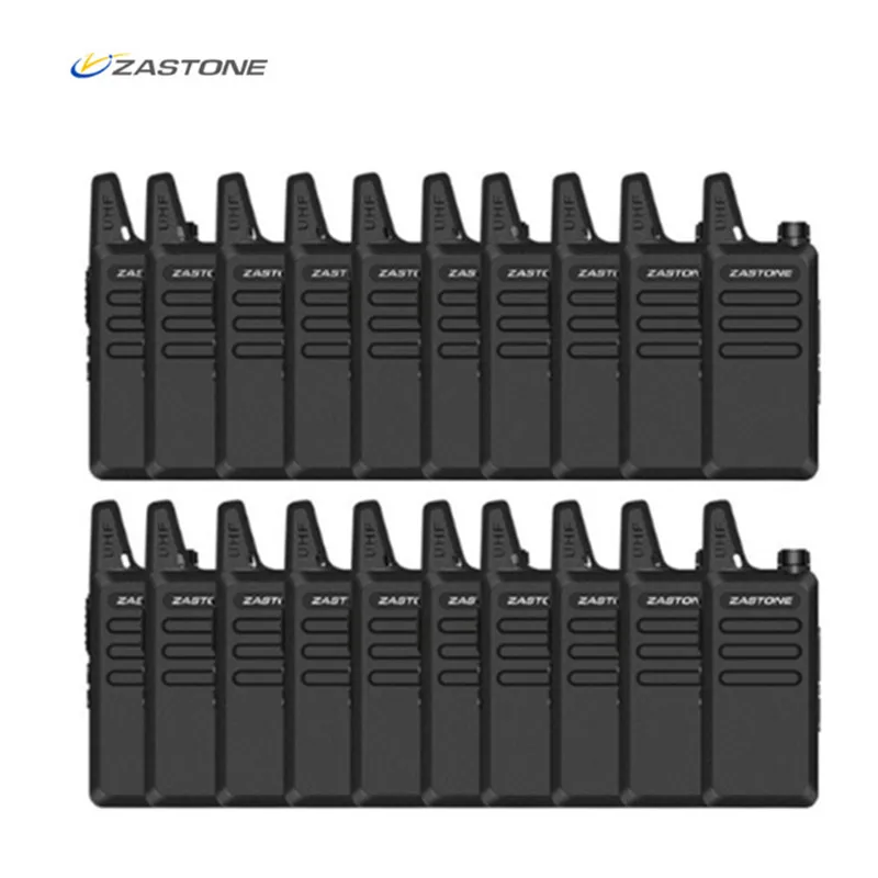 20 штук) zastone X6 мини рация UHF 400-470 mhz мини двухстороннее любительского радио ФИО Comunicador КВ трансивер CB радио