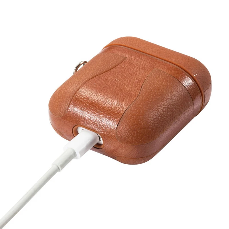 2 в 1 чехол для Apple AirPods беспроводные наушники Защитные чехлы Air Pods кожа + ТПУ Erpods