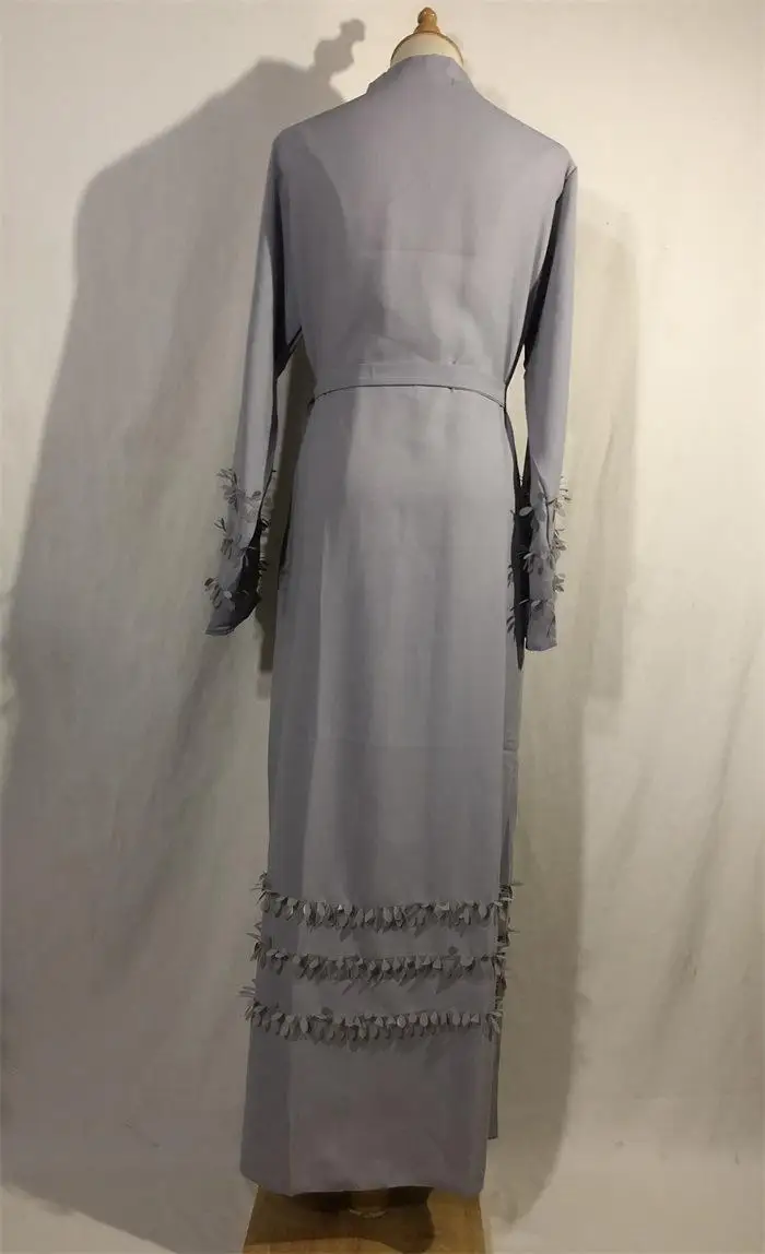 Кафтан Дубай abaya кимоно халат мусульманское платье хиджаб Абая для женщин Восточный халат из марокена Катара Elbise турецкая исламская одежда
