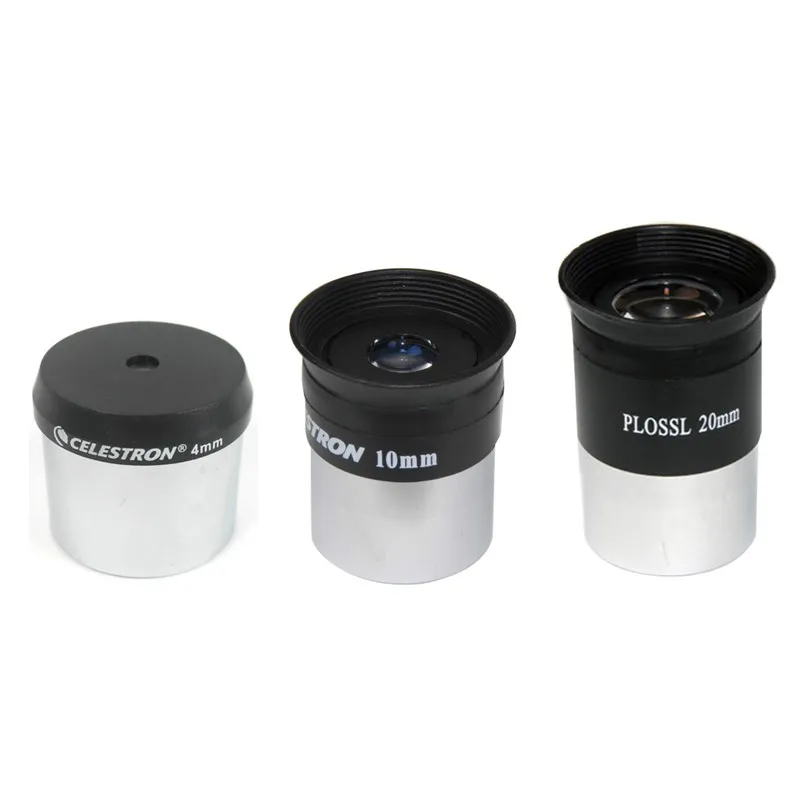 4mm 10mm 20mm Телескоп Celestron Plossl HD набор окуляров 4 мм 10 мм 20 мм объектив с многослойным покрытием астрономический Монокуляр с фильтром 1,25 дюйма - Цвет: 4mm 10mm 20mm
