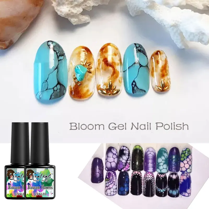 Beateal Blossom UV гель для ногтей Цветущий Цветочный узор УФ светодио дный Гель лак