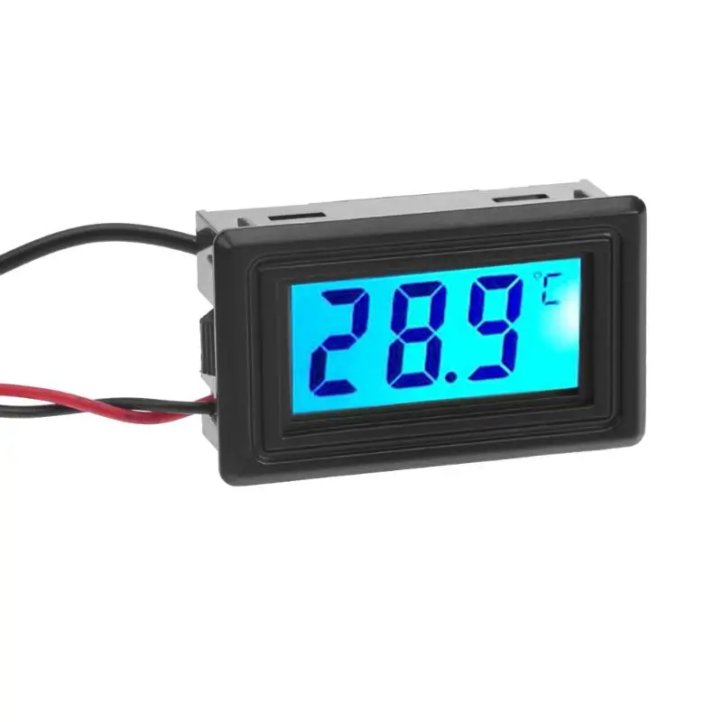 Digital Thermometer LED Backlight Temperature Detector Stand Meter Gauge for PC Water Cooling System | Компьютеры и офис