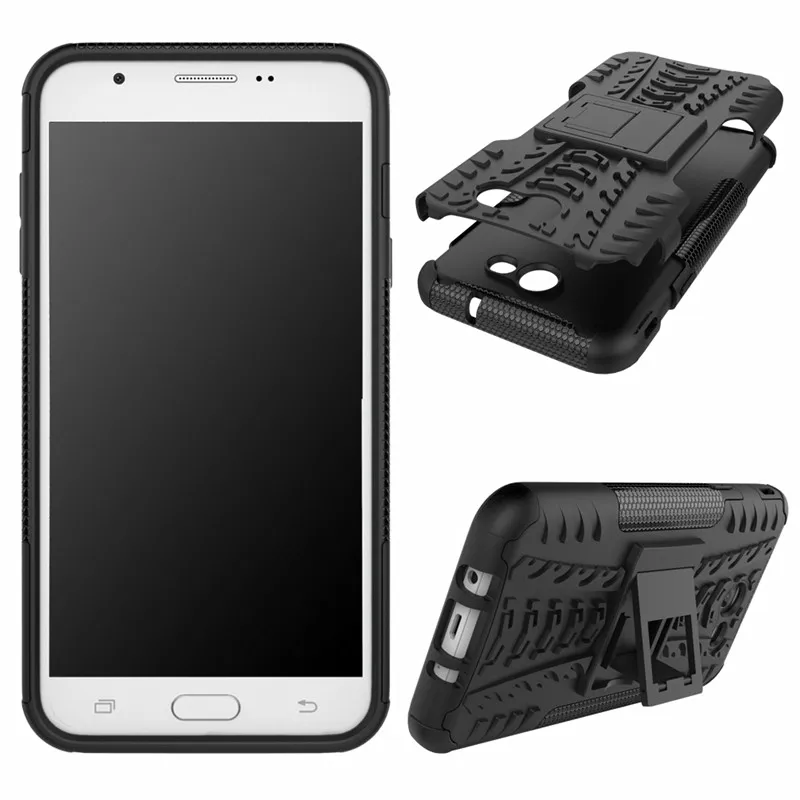 1. Чехол для телефона Samsung Galaxy J7 2017 2 в 1 противоударный Гибридный Силиконовый чехол