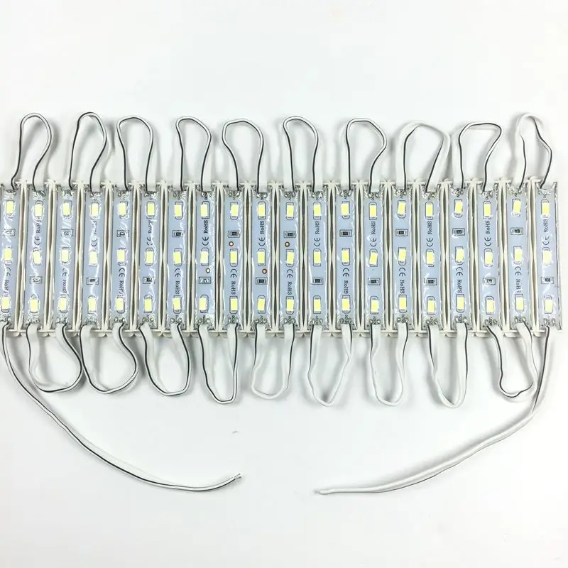 500 шт. 12 В постоянного тока SMD 5730 3 светодиосветодиодный светодиодные модули IP65