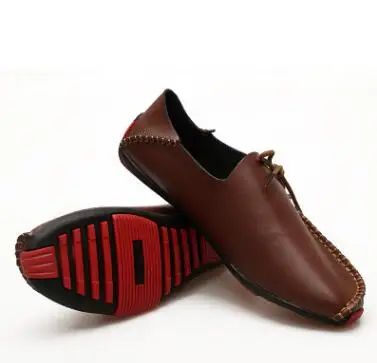 Прямая поставка с фабрики мужская кожаная обувь больших размеров Мужская для