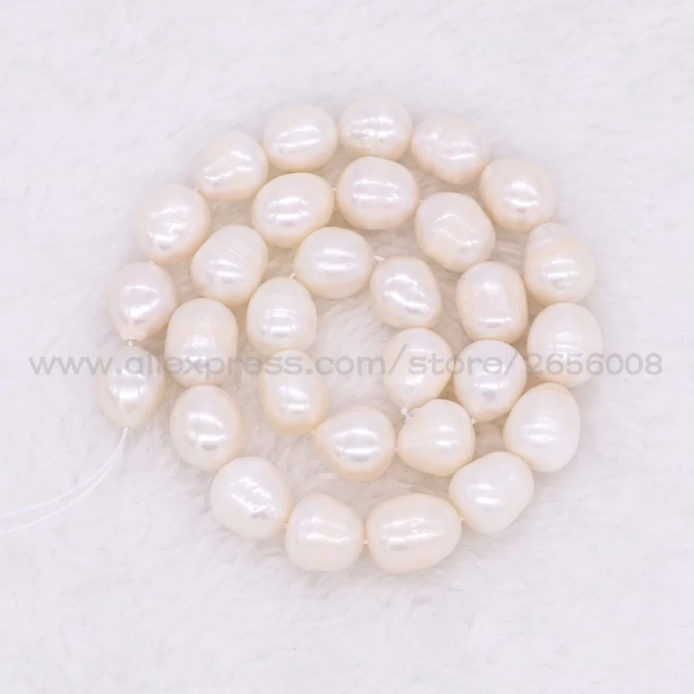 Оптовая продажа цепочка из бусин с натуральным жемчугом 14 дюймов