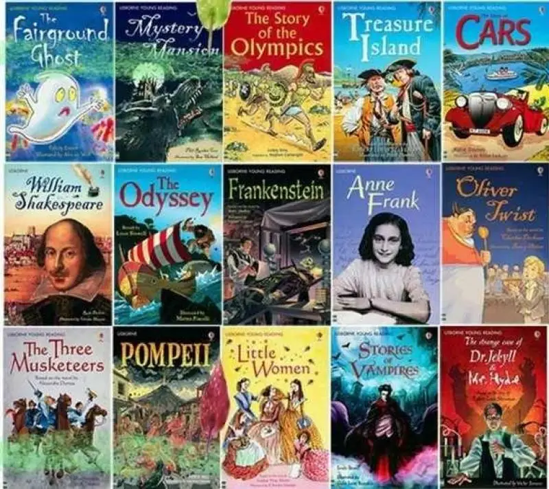 40 книг/набор сборника для чтения Usborne уверенных читателей: моя четвёртая