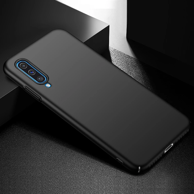 black YonLinTan Coque чехол для samsung galaxy A10 A20 A30 A50 A40 A60 A70 Жесткий Pc на роскошный простой, матовый защитный чехол для телефона Etui - Цвет: black