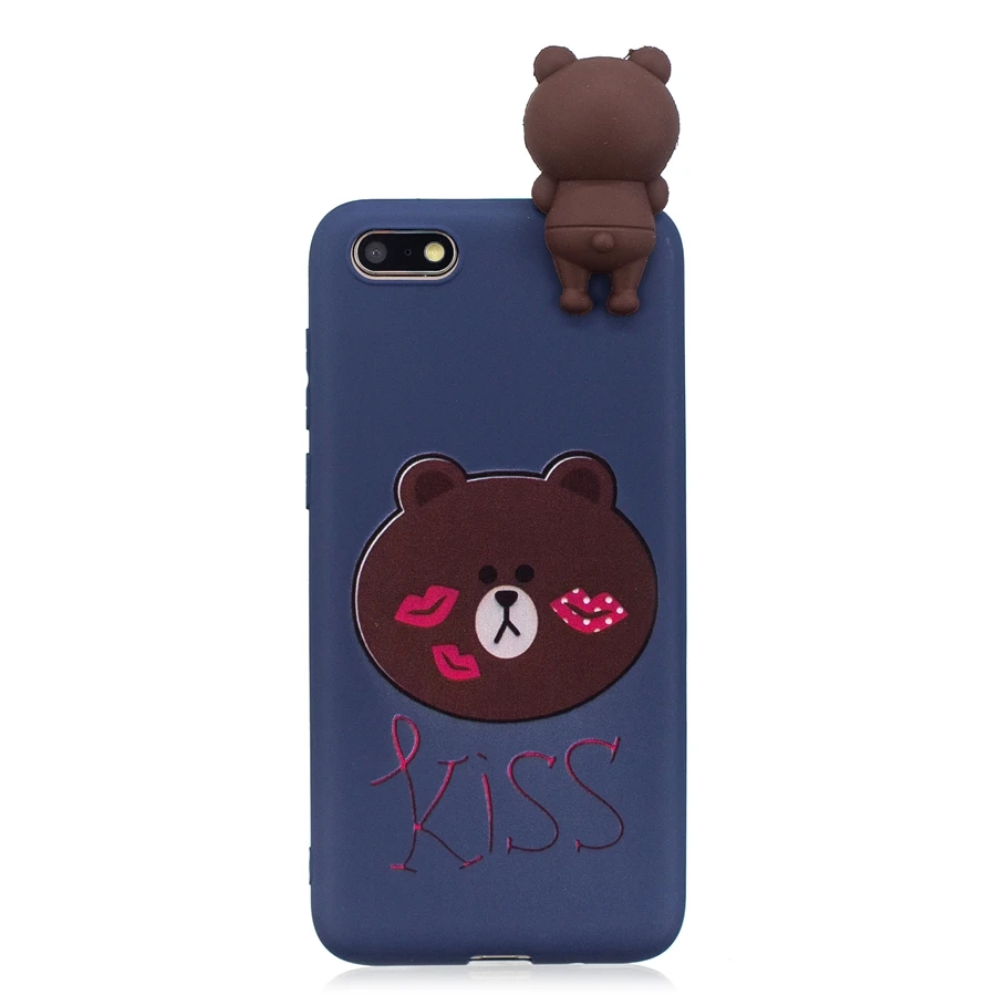 Y52018 чехол для телефона s для huawei Y5 чехол для Fundas huawei Y5 Prime чехол с единорогом пандой - Цвет: Серый