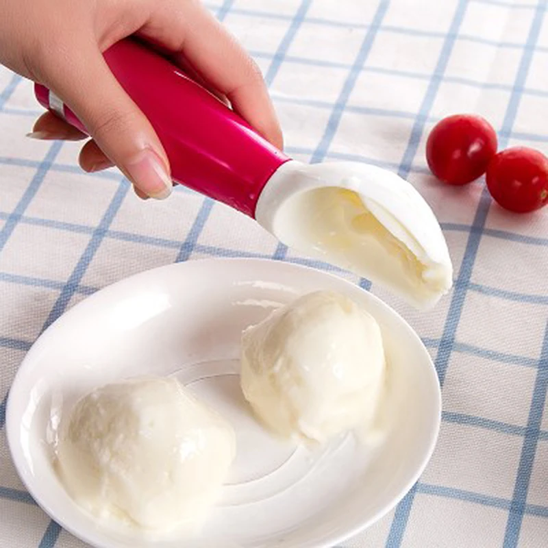 1x Пластик Весна ручка Мороженое Совок Ложка картофельное пюре Cookie фрукты дыни