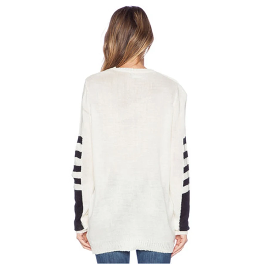 Winter Long White Pullover Women Vintage Cashmere Fall Sweaters And Pullovers Knitting Mujer Invierno Robe Jumpers 66 | Женская одежда