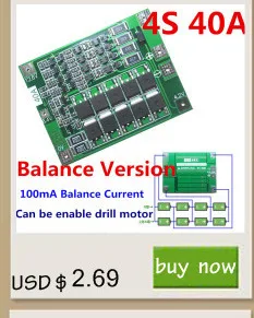5 шт. 4S 40A литий-ионный Батарея 18650 Зарядное устройство pcb защиты БМС доска с баланс для буровых Двигатель 14.8 В 16.8 В lipo модуль