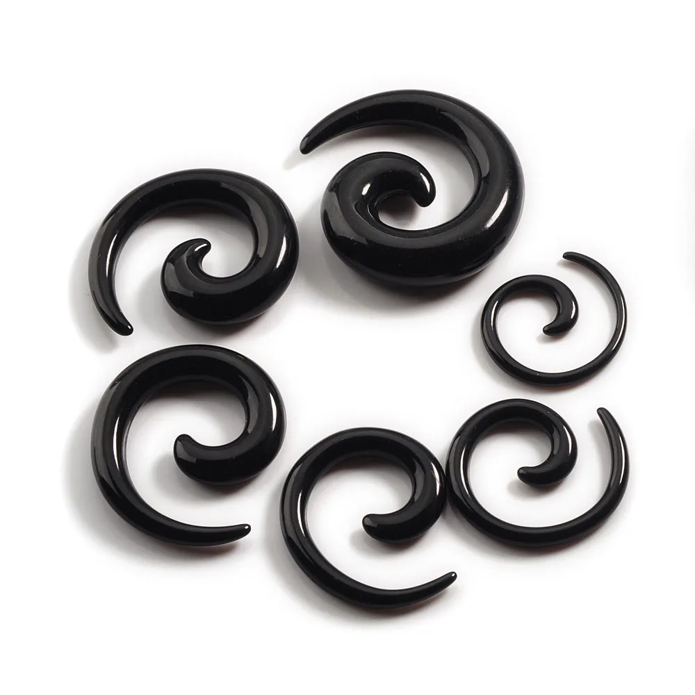 12 шт. акриловые спиральные ушные расширители для пирсинга|piercing body jewelry|body