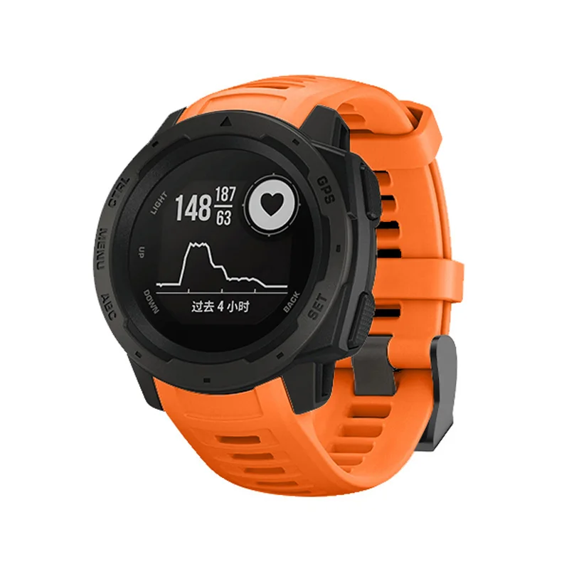 22 мм спортивные часы силиконовый ремешок для Garmin Instinct SD998 | Электроника
