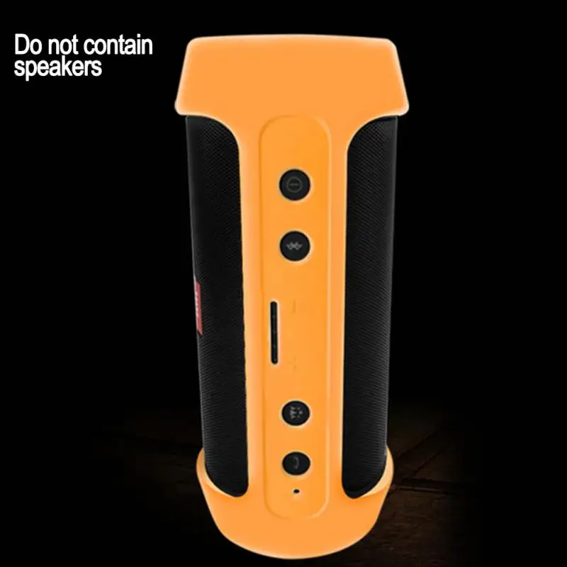 Мягкий силиконовый чехол для зарядного устройства 2+ Bluetooth динамик ударопрочный водонепроницаемый защитный рукав Колонка#029 - Цвет: Yellow